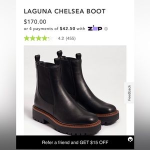 BRAND NEW Sam Edelman Laguna Chelsea boots. Never been worn before!
